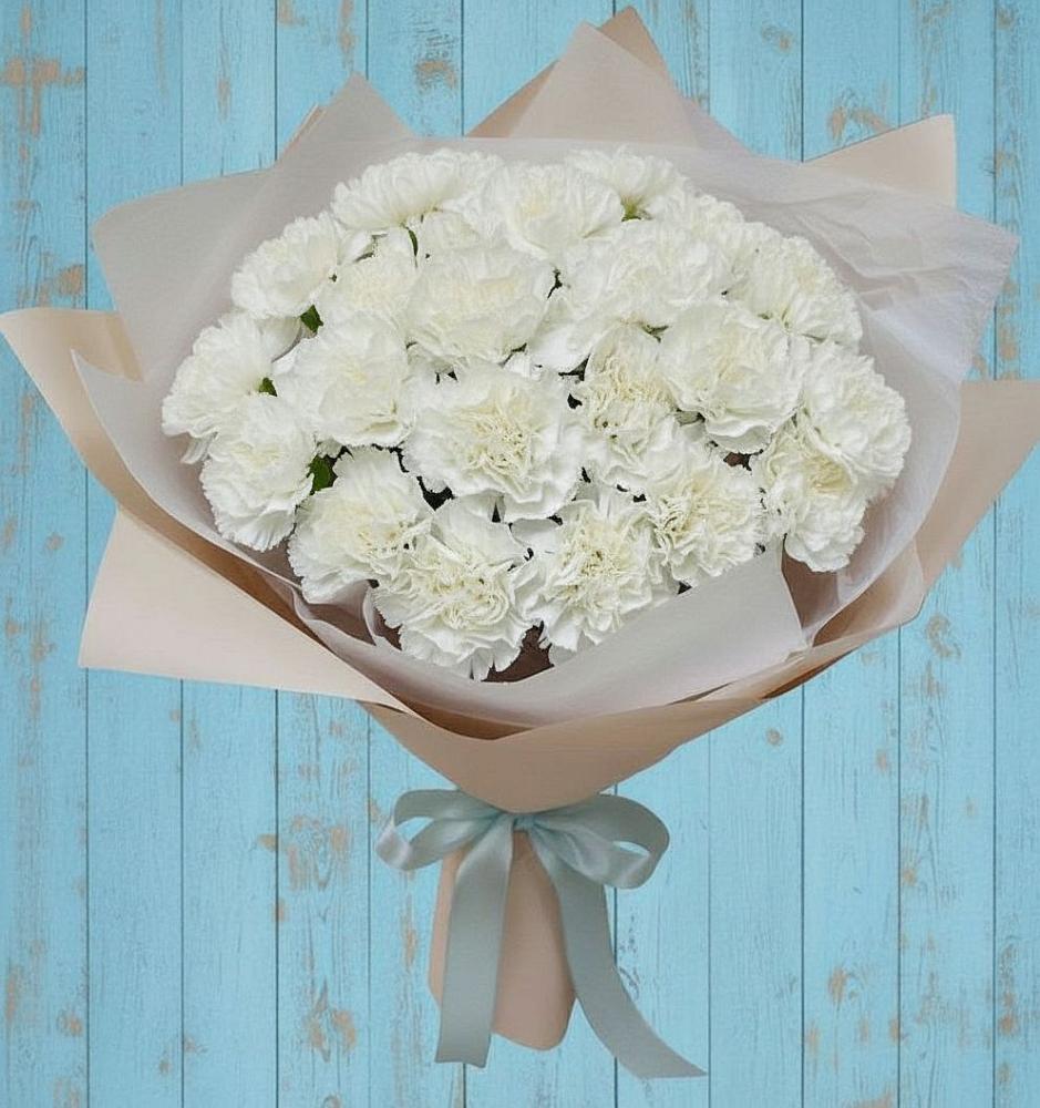 Букет цветов из: Гвоздики в Крымгиреевском