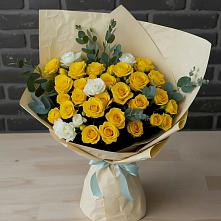 Букет цветов из:  Розы в Крымгиреевском