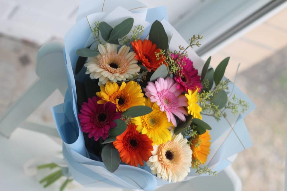 Букет цветов из: Герберы в Крымгиреевском