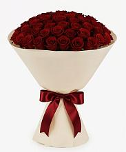 Букет 101 Бордовая роза Блэк Бакарра в Крымгиреевском