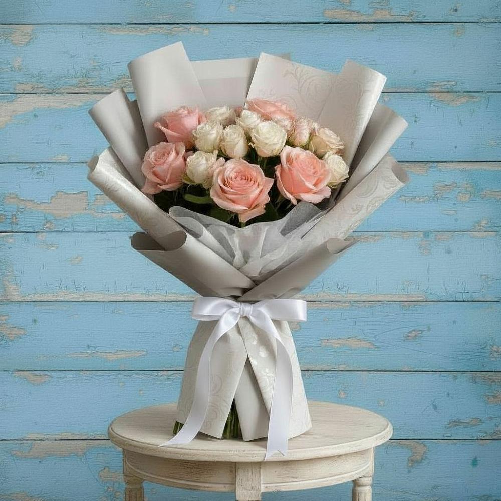 Букет цветов из: Розы в Крымгиреевском