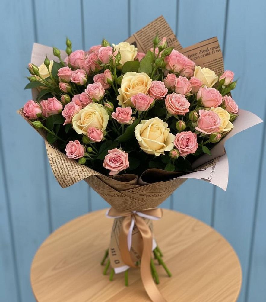 Букет цветов из: Розы в Крымгиреевском