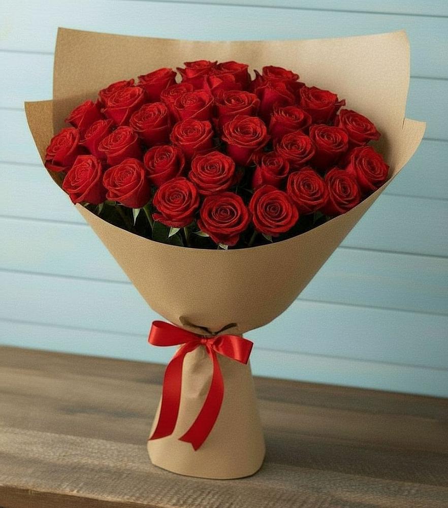 Букет Красные розы Милано в Крымгиреевском