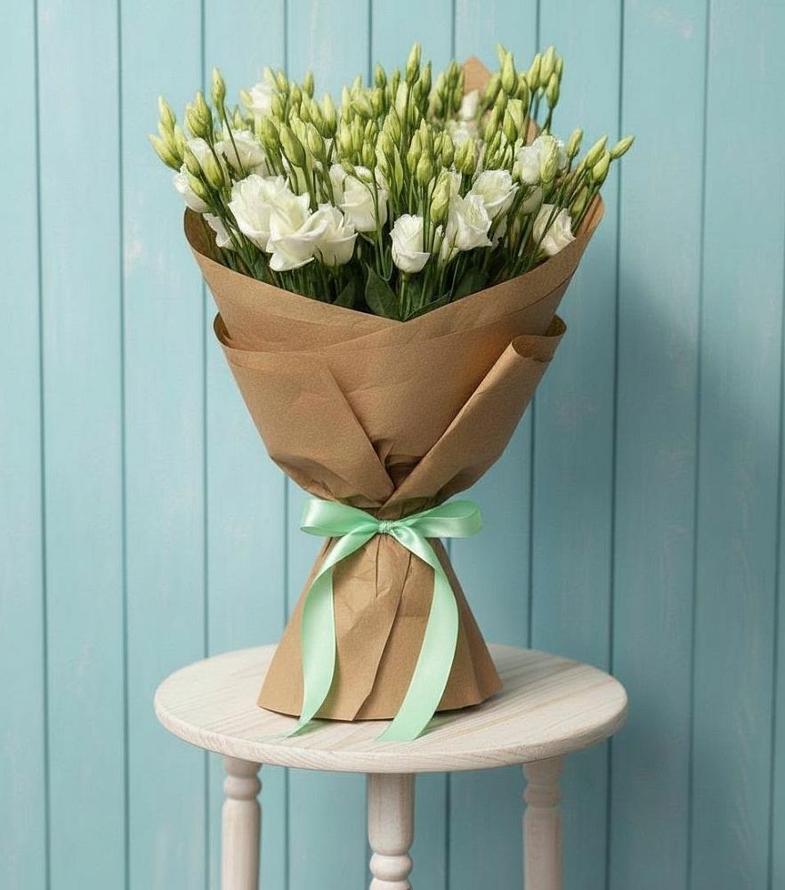 Букет цветов из: Лизиантусы в Крымгиреевском