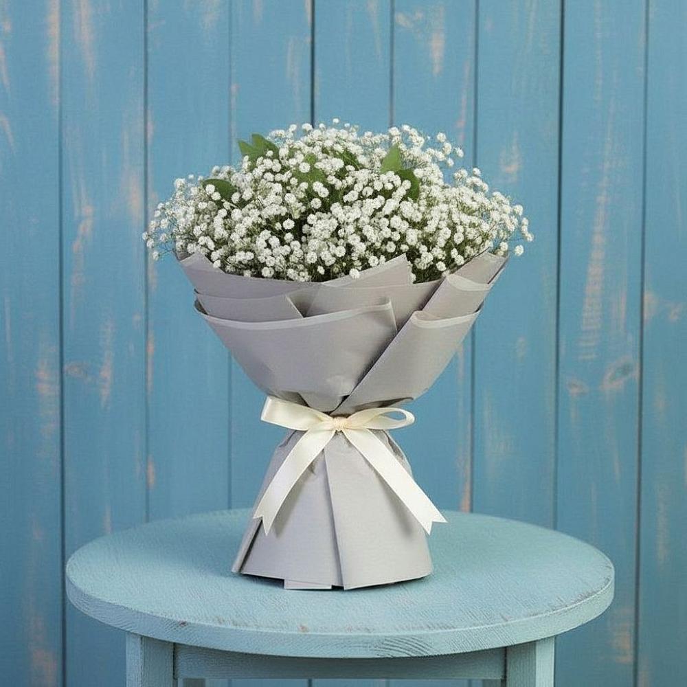 Букет цветов из: Гипсофила в Крымгиреевском