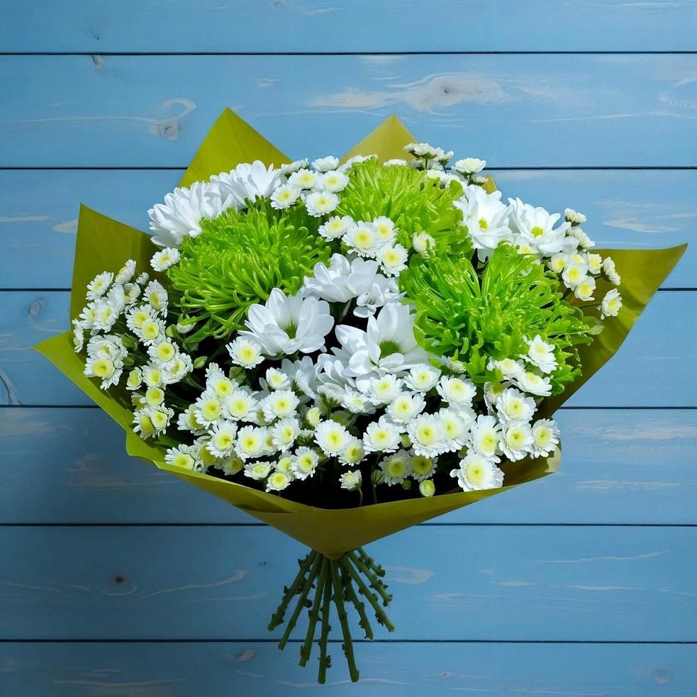 Букет цветов из: Хризантемы в Крымгиреевском