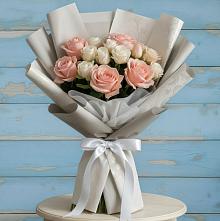 Букет цветов из:  Розы в Крымгиреевском