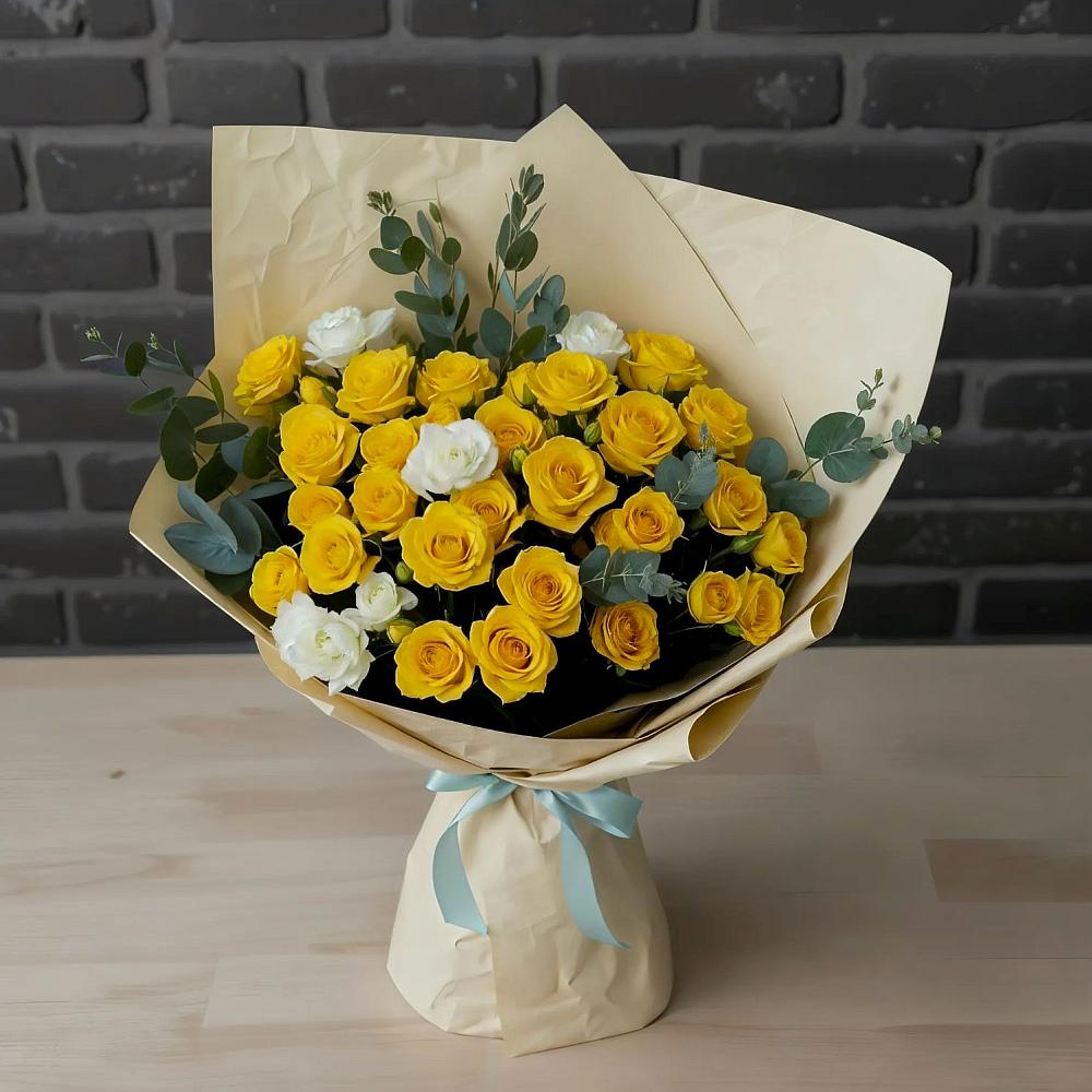 Букет цветов из: Розы в Крымгиреевском