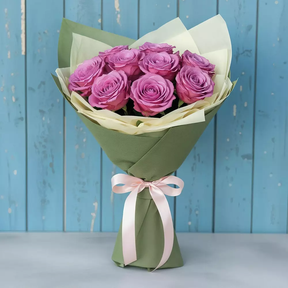 Букет Розы Фёрст Леди в Крымгиреевском