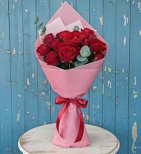 Букет цветов из:  Розы в Крымгиреевском