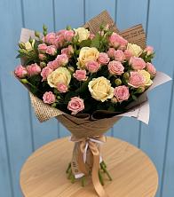 Букет цветов из:  Розы в Крымгиреевском