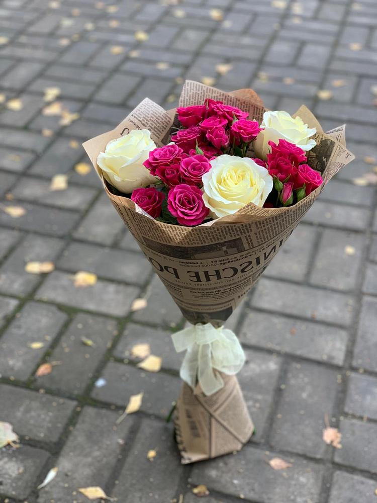 Букет цветов из: Розы в Крымгиреевском