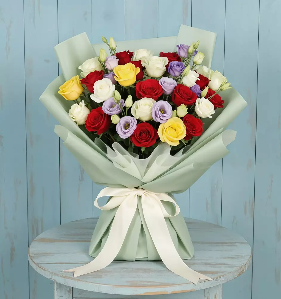 Букет цветов из: Розы в Крымгиреевском