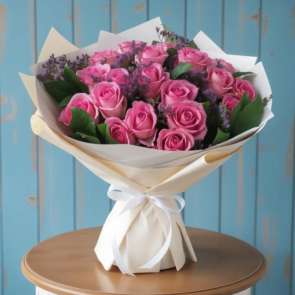 Букет цветов из: Розы в Крымгиреевском