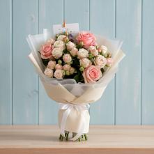 Букет цветов из:  Розы в Крымгиреевском
