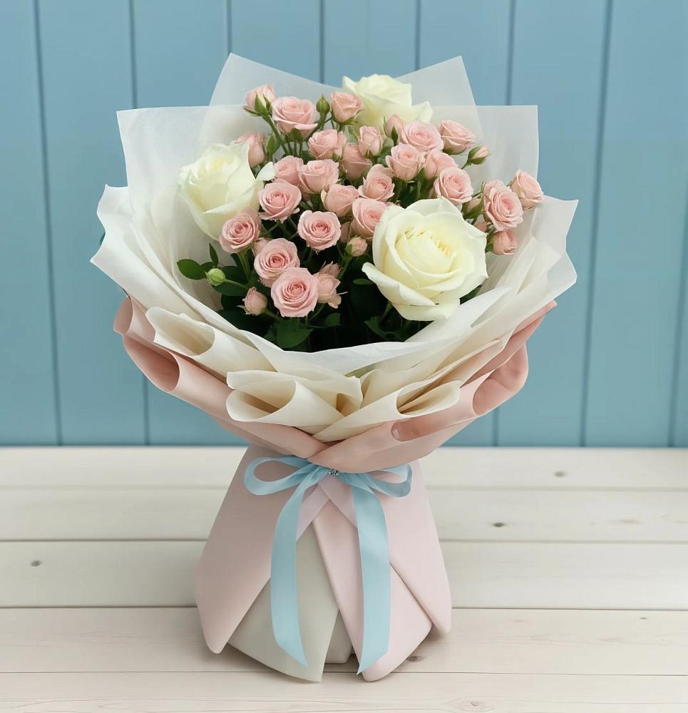 Букет цветов из: Розы в Крымгиреевском